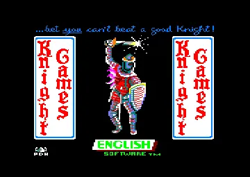 Knight Games (UK) (1986) (Trainer) screen shot title